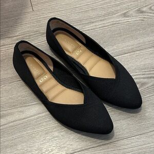 Black Women's Flats, Size 8